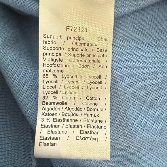 Lacoste Spread Collar Brand Logo Polo Shirt in Blue Size M Loose Fit - Picture 6 of 12